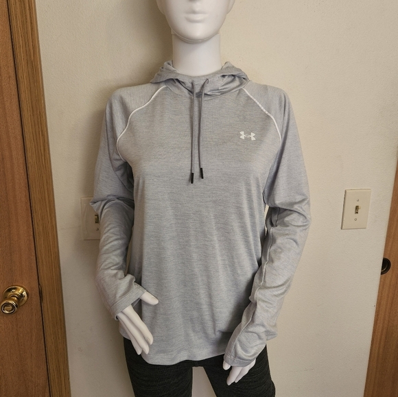 Gray‎ Under Armour athletic hoodie size medium - Picture 3 of 16